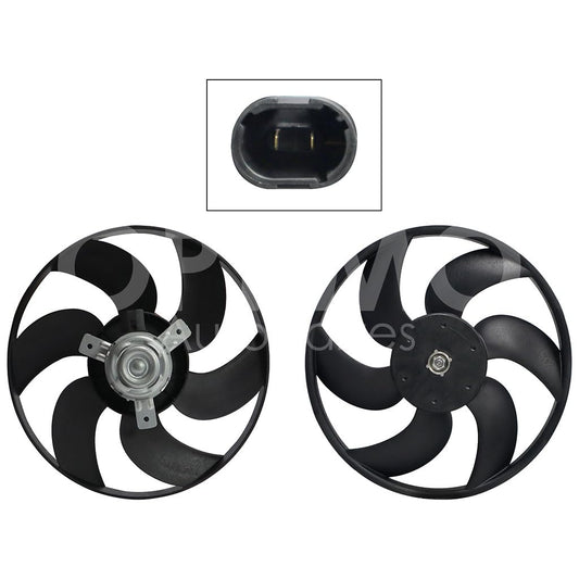 Moto Ventilador Compatible con PLATINA 1.6L 2002 2003 2004 2005 2006 2007 2008 2009 2010 S/AIRE > Sin Tolva 2PIN (APRIO 08-10/CLIO 02-10) (MOTOR/ASPA)