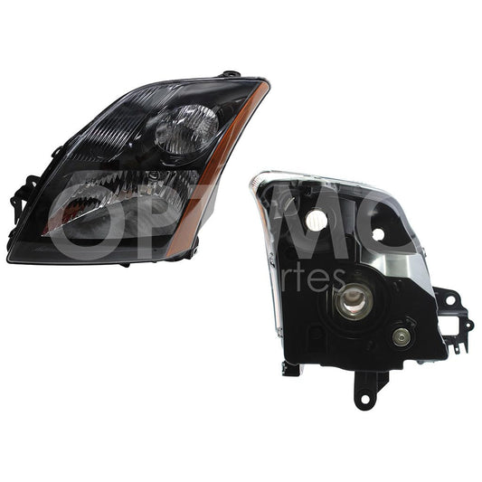 Faro Izquierdo Compatible con SENTRA B-16 SE-R 2007 2008 2009 F/NEGRO C/MICA AMBAR
