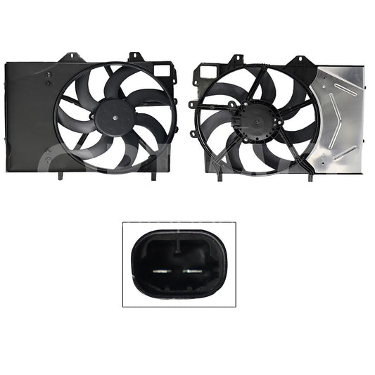 Moto Ventilador Compatible con PG 301 1.6L 2013 2014 2015 2016 2017 C/AIRE > Con Tolva > Sin Resistencia (PG-207 08-18/PG-208-2008 14-17)