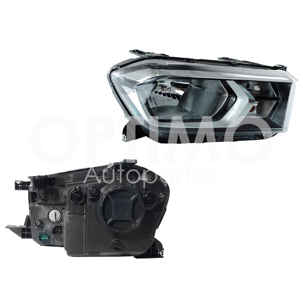 Faro Derecho Compatible con S-10 MAX 2022 2023 2024 F/CROMADO (SENCILLO/DOBLE CABINA)