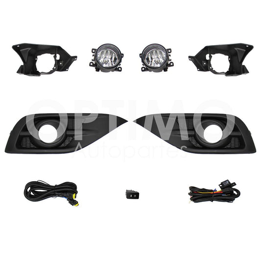 HONDA CR-V 2012 2013 2014 KIT FARO AUX C/CABLES C/REJILLAS NEGRAS C/BASES C/FOCOS