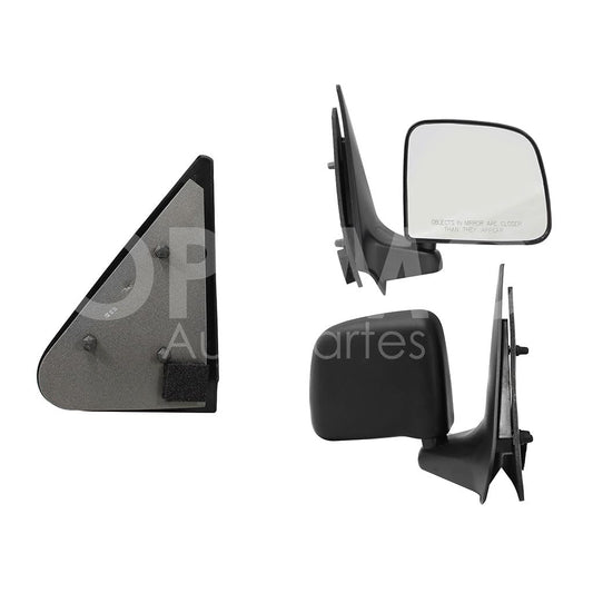 FORD RANGER 1993 1994 1995 1996 1997 ESPEJO DER MANUAL NEGRO POROSO (MAZDA PICK-UP)