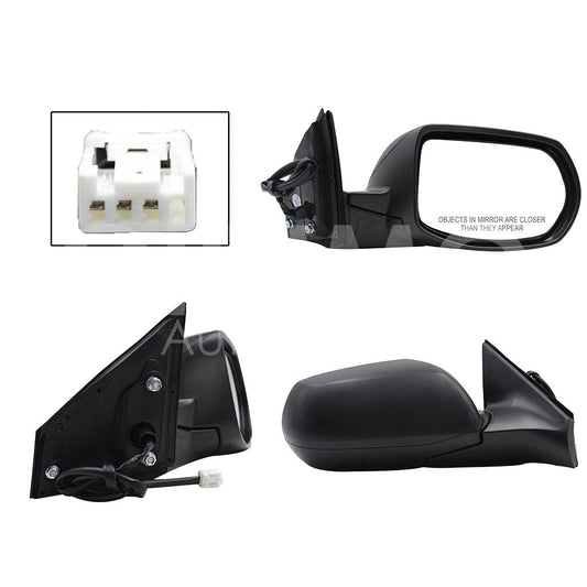 HONDA CR-V 2017 2018 2019 2020 ESPEJO DER ELECT NEGRO P/PINTAR (3PINES)