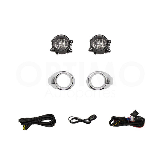 FORD FOCUS 2012 2013 2014 KIT FARO AUX C/CABLES C/ARILLO CROMO C/FOCOS