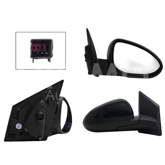 CHEVROLET SONIC 2012 2013 2014 2015 2016 2017 2018 ESPEJO DER ELECT NEGRO P/PINTAR (3PINES) (SEDAN/H-BACK)