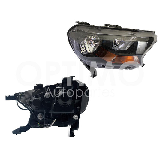 FORD RANGER 2017 2018 2019 2020 2021 2022 FARO DER F/NEGRO S/MOTOR C/MICA AMBAR (FOCO H7-HB3) (VERSION XL)