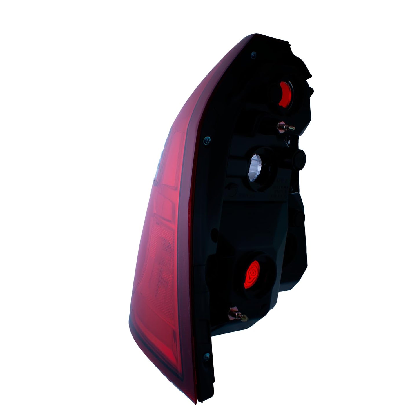 Calavera Derecha compatible con Aveo 2012 2013 2014 2015 2016 2017 | Sin Arnes | Color Rojo y Blanco |