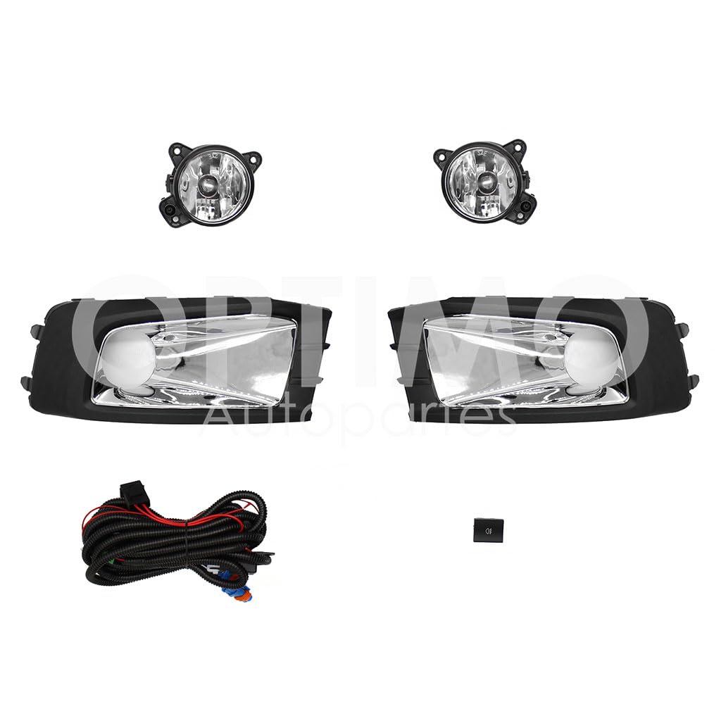 VOLKSWAGEN SAVEIRO 2014 2015 2016 KIT FARO AUX C/CABLES C/REJILLAS NEGRAS Y CROMO C/FOCOS