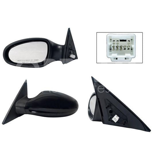 NISSAN ALTIMA 2002 2003 2004 ESPEJO IZQ ELECT NEGRO P/PINTAR (3PINES)