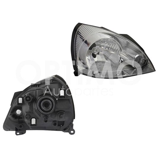 2002 - 2010  NISSAN PLATINA FARO DER FONDO CROMADO