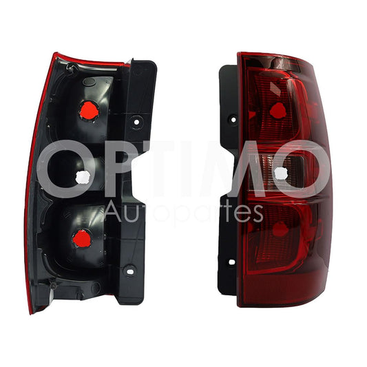 Calavera Derecha Compatible con SUBURBAN 2007 2008 2009 2010 2011 2012 2013 2014 S/ARNES (TAHOE 07-14) (ROJO/BLANCO/ROJO)