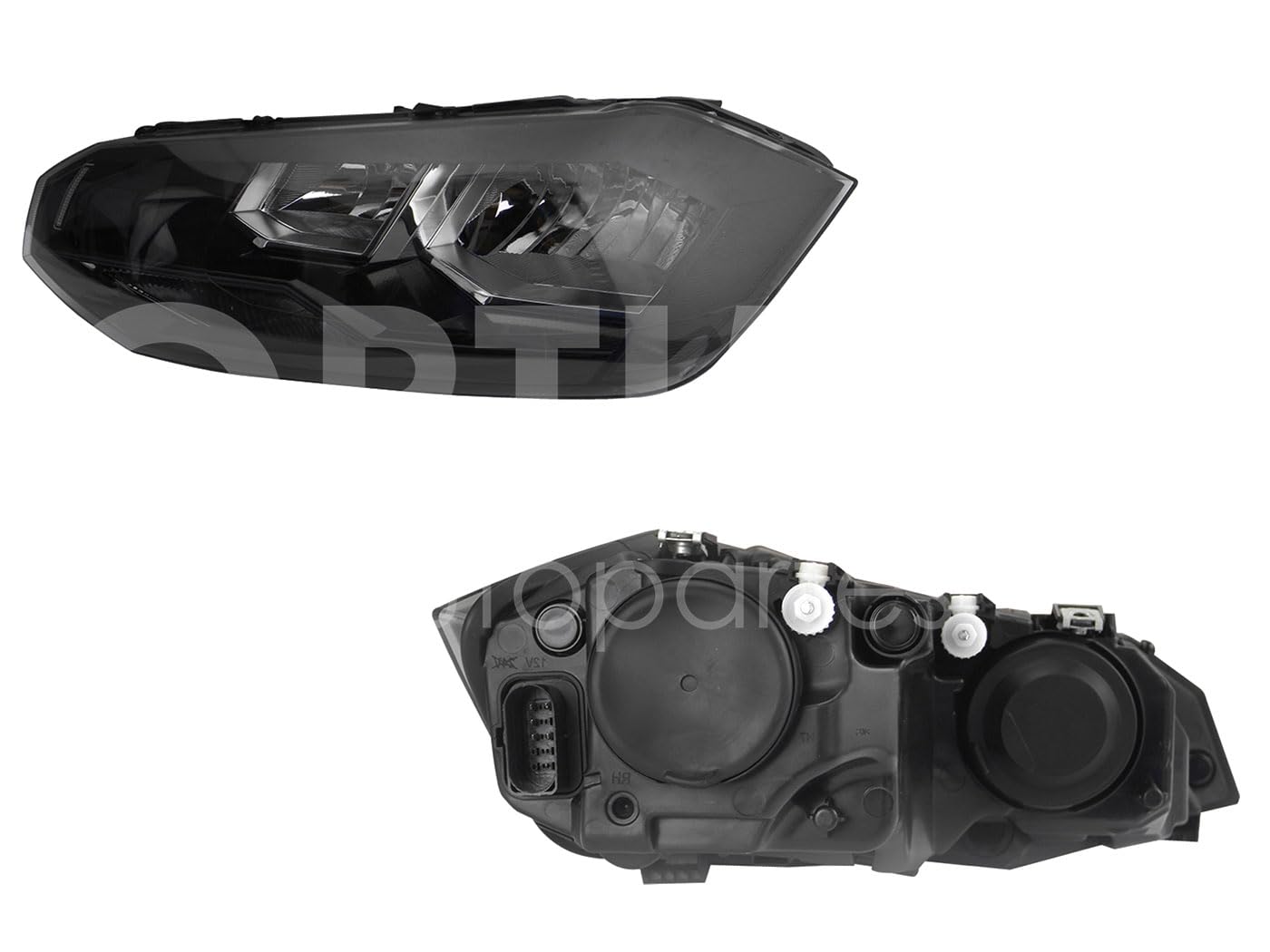 2020 - 2022  VOLKSWAGEN VIRTUS FARO IZQ FONDO NEGRO