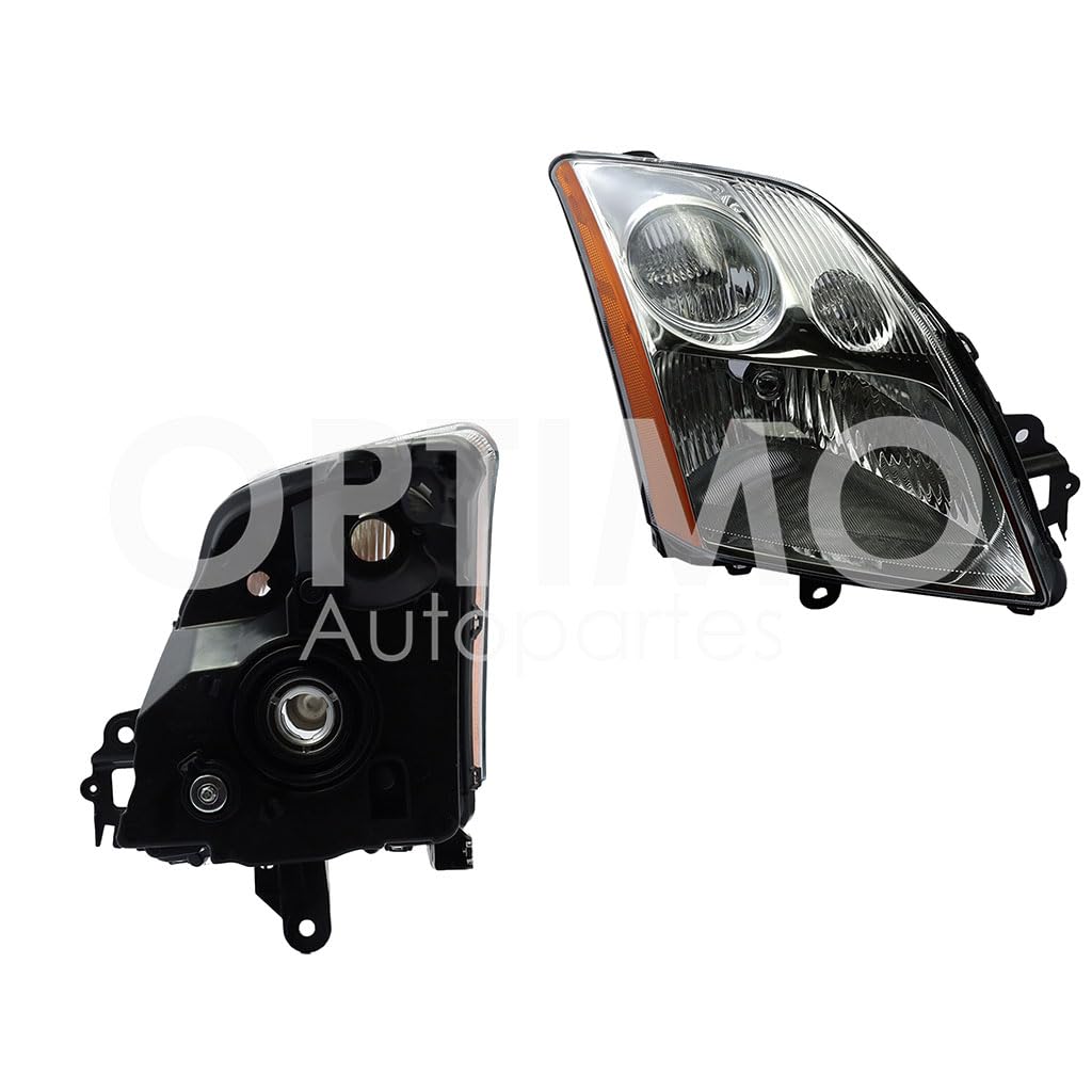 Faro Derecho Compatible con SENTRA B-16 2007 2008 2009 F/CROMADO C/MICA AMBAR