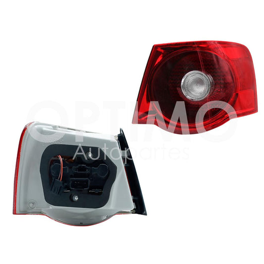 2006 - 2010  VOLKSWAGEN BORA CALAVERA DER EXT C/ARNES (ROJO/BLANCO)