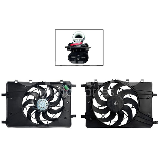 Moto Ventilador Compatible con CRUZE 1.4L/1.8L 2010 2011 2012 2013 2014 2015 C/AIRE > Con Tolva Corta > Con Resistencia 4PIN