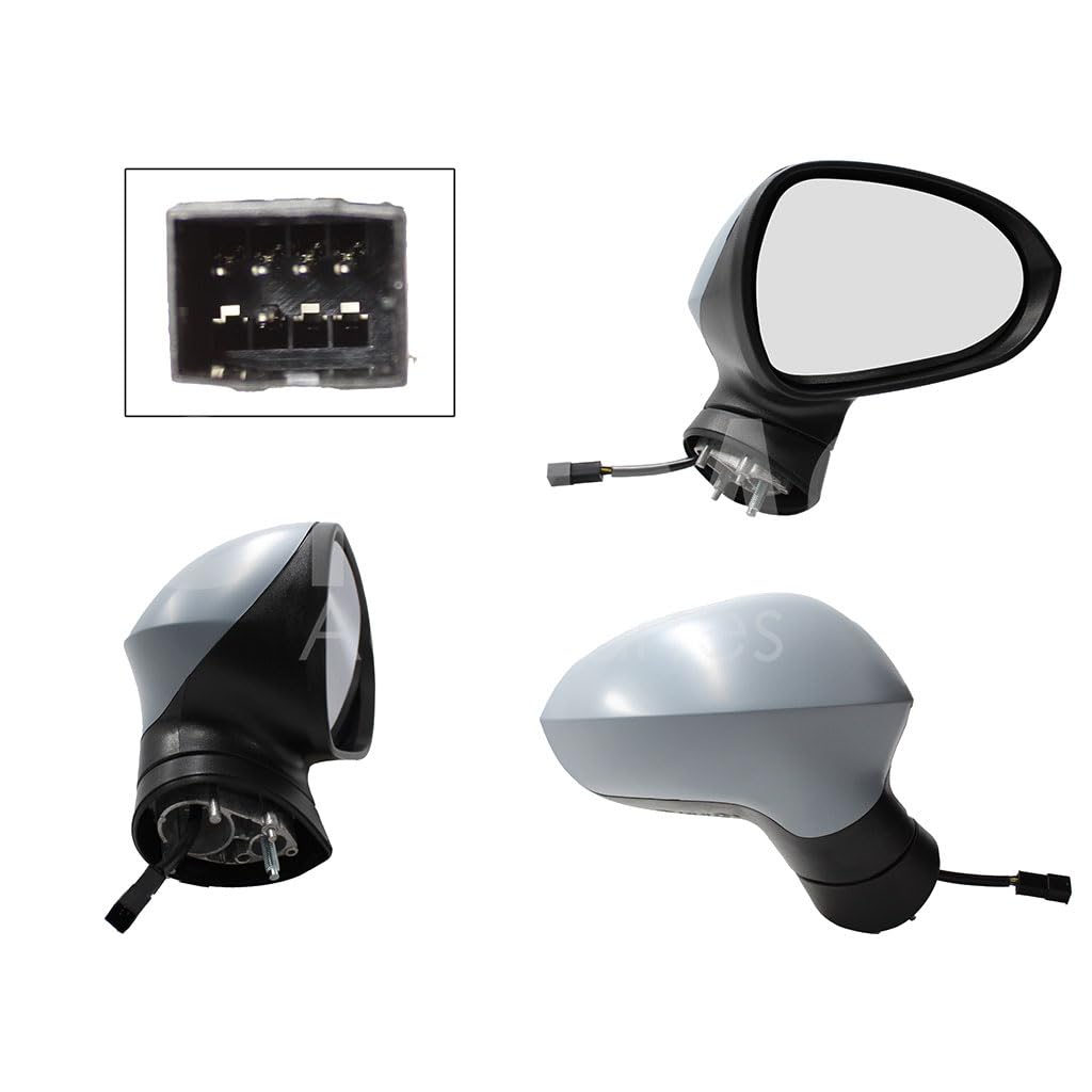 SEAT IBIZA 2010 2011 2012 2013 2014 2015 2016 2017 ESPEJO DER ELECT P/PINTAR C/DESEMPAÑANTE (5PINES)