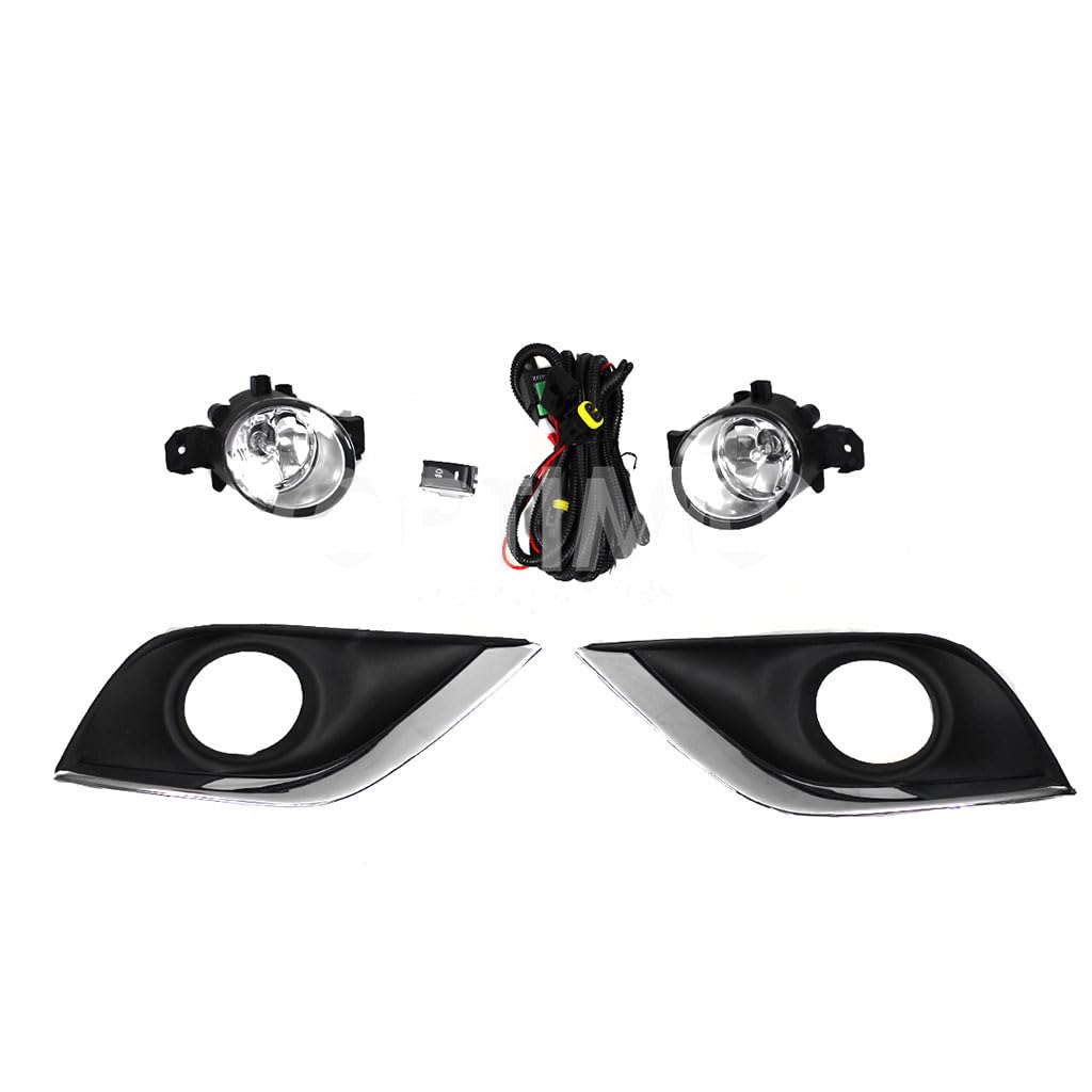 NISSAN VERSA 2015 2016 2017 2018 2019 KIT FARO AUX C/CABLES C/REJILLAS FILO CROMO C/FOCOS (V-DRIVE 20-25)