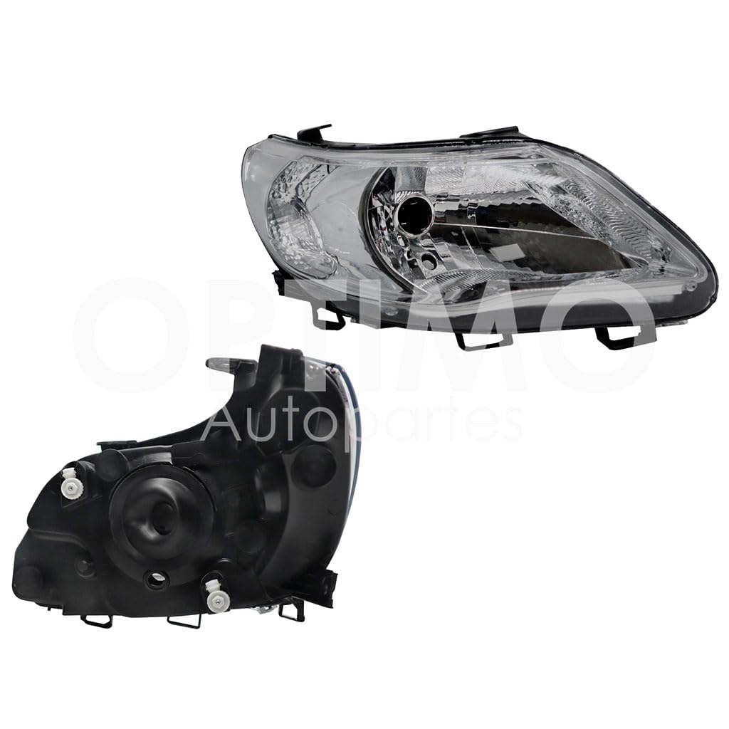 Faro Derecho Compatible con GOL 2008 2009 2010 2011 2012 F/CROMADO UN AS (SAVEIRO 10-13) (SEDAN/H-BACK)