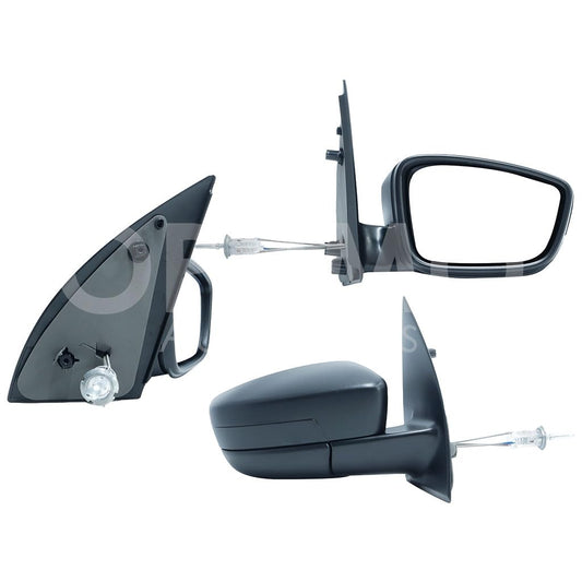 VOLKSWAGEN GOL 2008 2009 2010 2011 2012 ESPEJO DER MANUAL NEGRO POROSO C/CONTROL