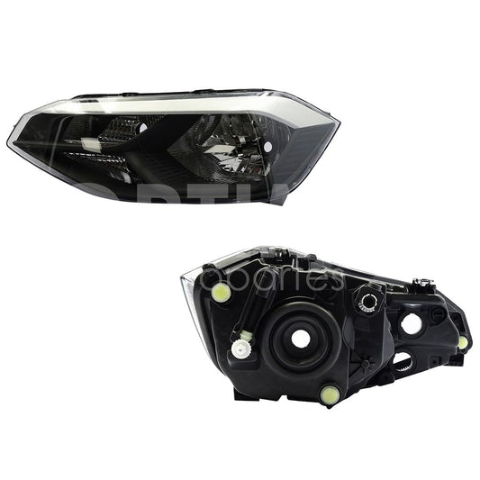 Faro Izquierdo Compatible con POLO 2024 2025 2026 F/NEGRO UN AS C/FILO NEGRO (VERSION TRACK)