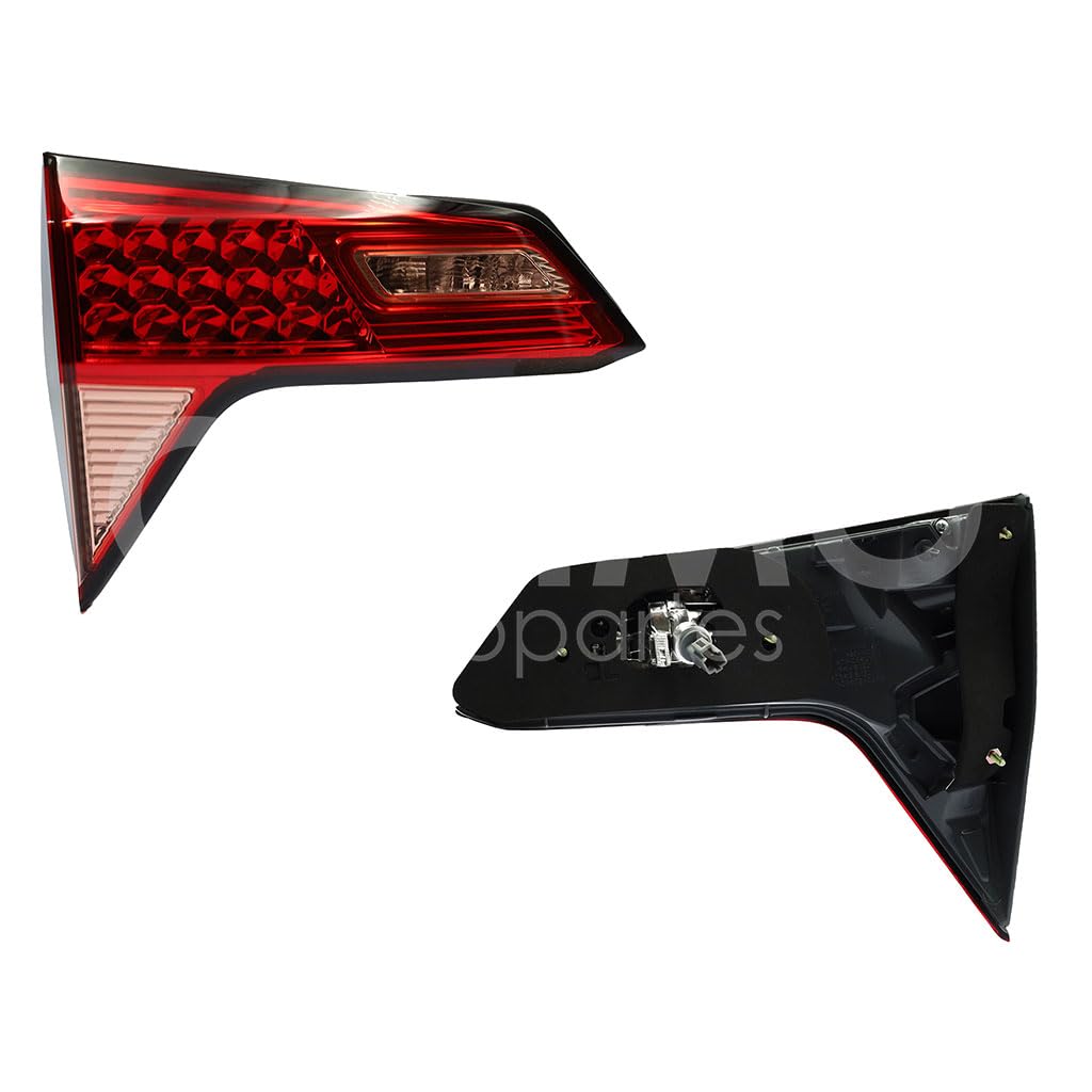 Calavera Izquierda Interior Compatible con HRV 2016 2017 2018 C/SOQUET (ROJO/BLANCO/ROSA)