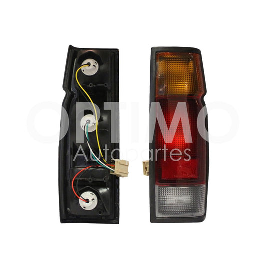 1994 - 2001  NISSAN D-21 CALAVERA DER C/ARNES CORTA (AMBAR/ROJA/BLANCO)