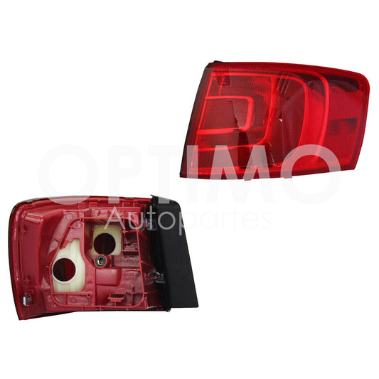 2010 - 2014  VOLKSWAGEN JETTA A6 BICENTENARIO CALAVERA DER EXT S/ARNES CLARA (TODO ROJO)