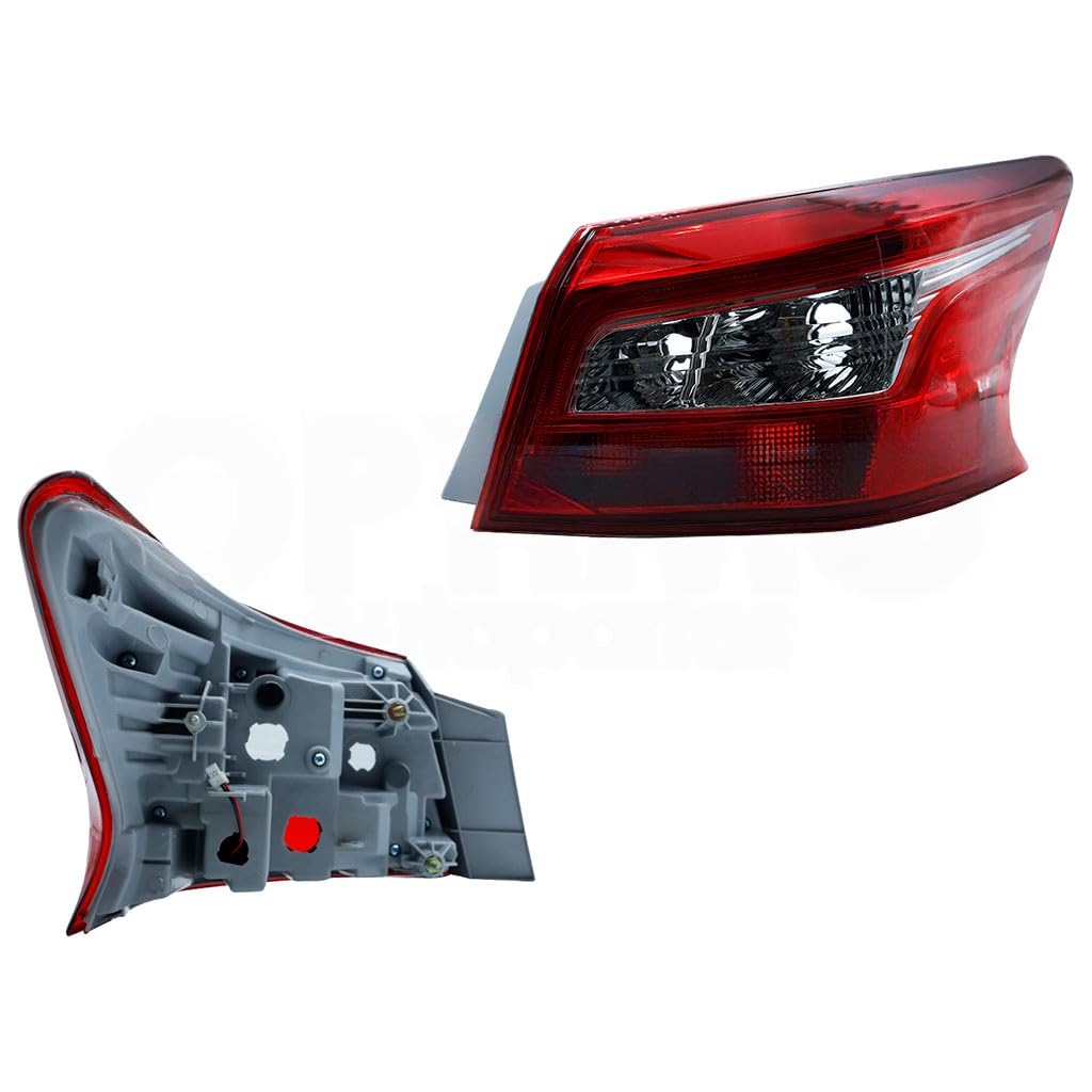 Calavera Derecha Exterior Compatible con SENTRA B17 2017 2018 2019 2020 S/ARNES C/LED (ROJO/BLANCO/ROJO)