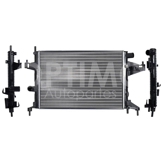 CHEVROLET CORSA 1.4L/1.8L 2003 2004 2005 2006 2007 2008 RADIADOR AGUA C/S AIRE STD 560*380*22MM (TORNADO 04-11) T/MECANICO