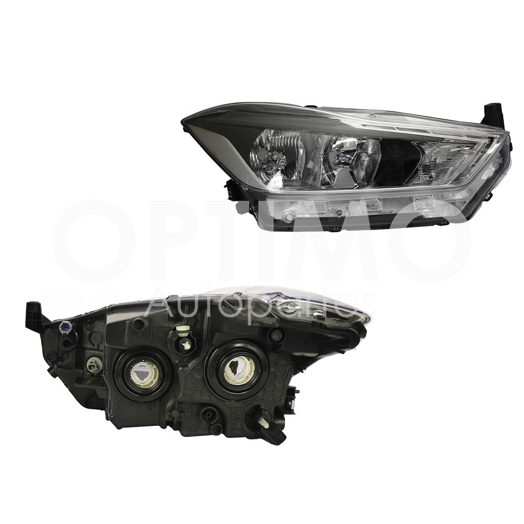 Faro Derecho Compatible con KICKS 2017 2018 2019 2020 F/CROMADO C/DRL