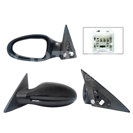 NISSAN ALTIMA 2005 2006 ESPEJO IZQ ELECT NEGRO P/PINTAR (3PINES)