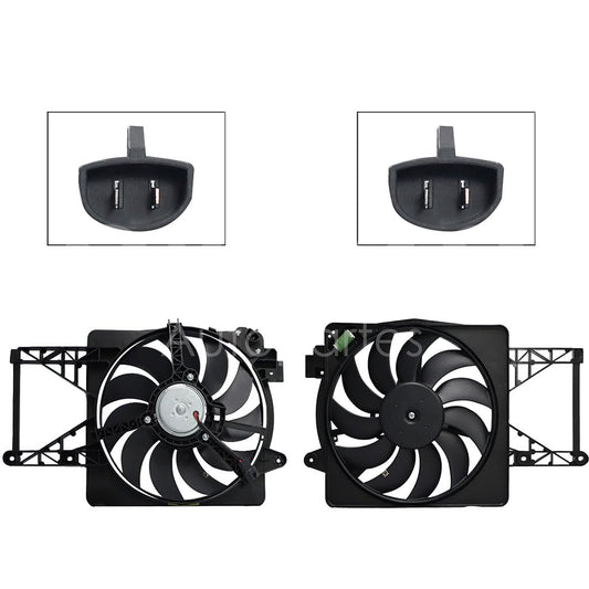 Moto Ventilador Compatible con COURIER 1.6L 2001 2002 2003 2004 2005 2006 2007 2008 2009 2010 C/AIRE > Con Tolva > Con Resistencia 2PIN (KA 01-08/IKON 01-07)