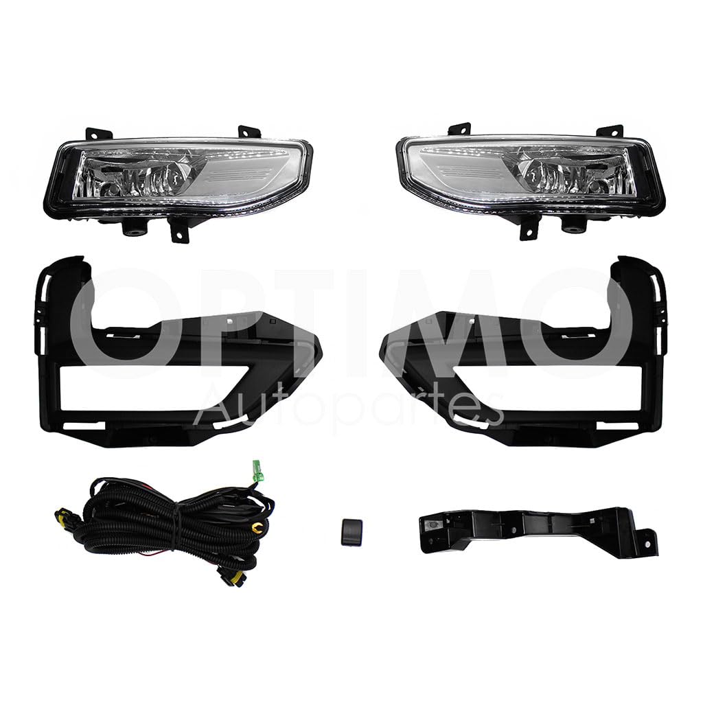 NISSAN X-TRAIL 2018 2019 2020 2021 2022 KIT FARO AUX C/CABLES C/REJILLAS NEGRAS C/FOCOS