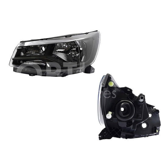 2024 - 2026  VOLKSWAGEN SAVEIRO FARO IZQ F/NEGRO UN AS C/FILO NEGRO (VERSION ROBUST)