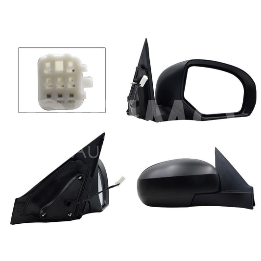 SUZUKI SWIFT 2012 2013 2014 2015 2016 2017 ESPEJO DER ELECT NEGRO P/PINTAR (3PINES)