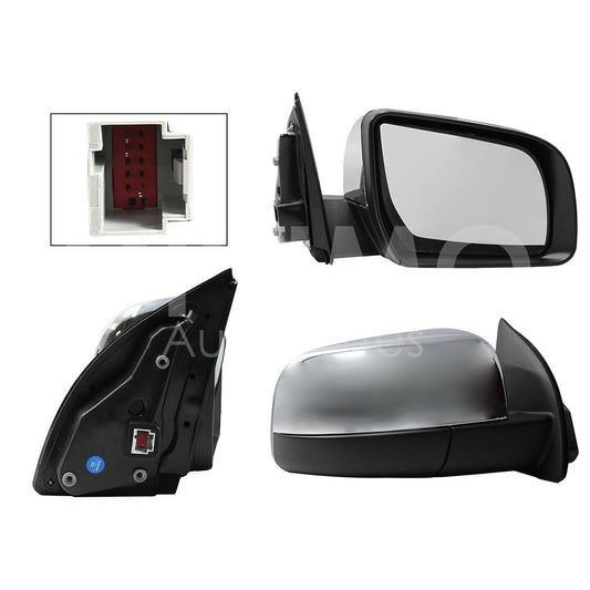 FORD RANGER 2013 2014 2015 2016 2017 2018 2019 2020 2021 2022 ESPEJO DER ELECT CROMO