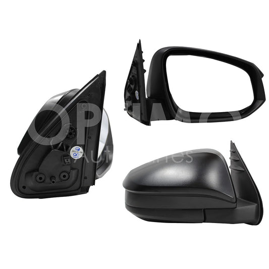 TOYOTA HILUX 2WD 2016 2017 2018 2019 2020 2021 2022 2023 2024 ESPEJO DER MANUAL NEGRO POROSO S/CONTROL (SENCILLA)