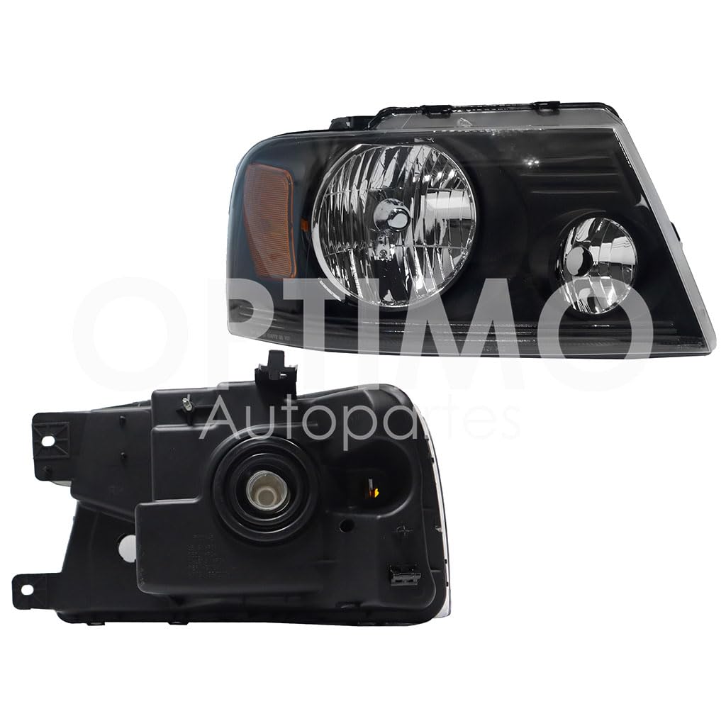 Faro Derecho Compatible con LOBO 2004 2005 2006 2007 2008 F/NEGRO C/MICA AMBAR