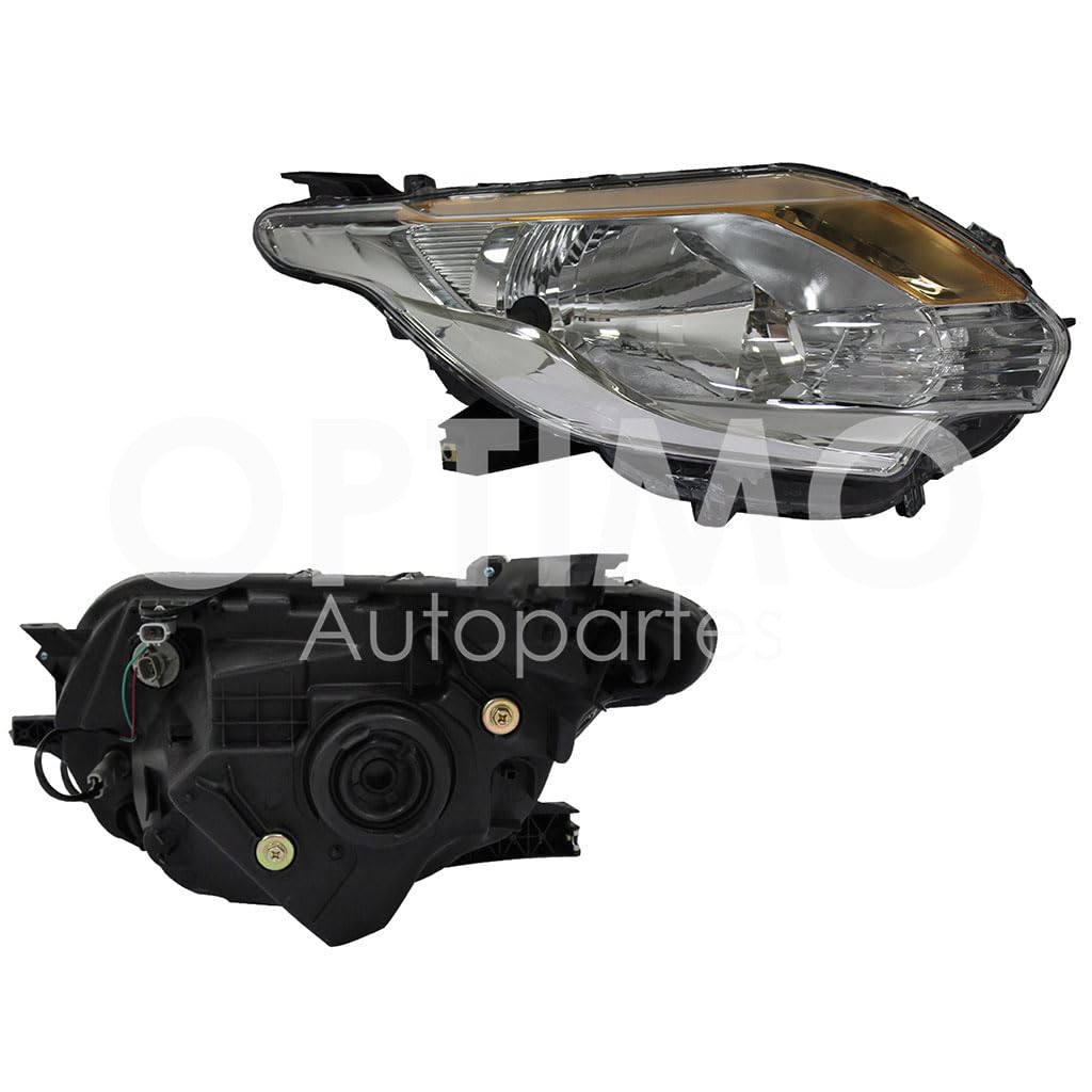Faro Derecho Compatible con L200 2016 2017 2018 2019 F/CROMADO C/AMBAR