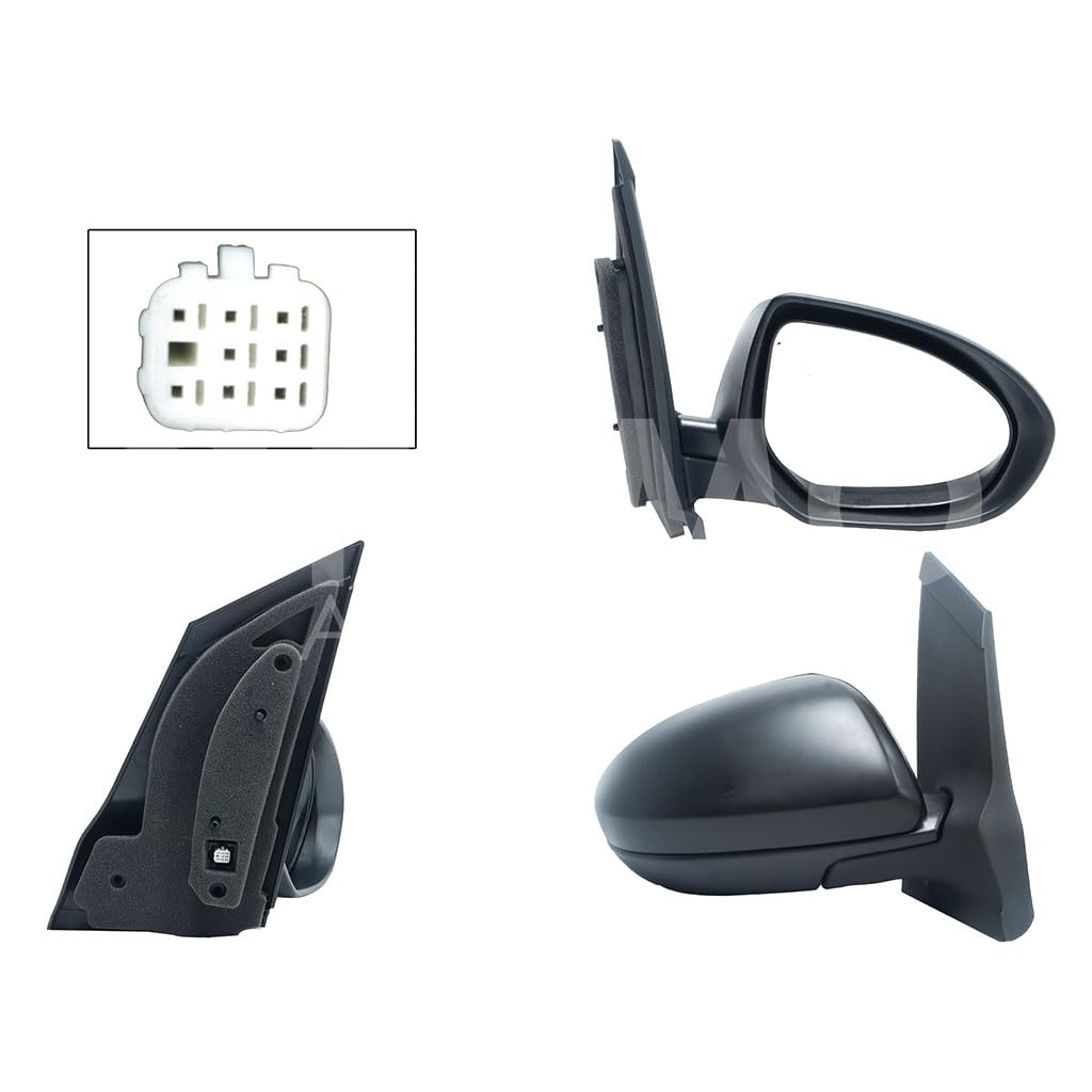 MAZDA MAZDA 2 2012 2013 2014 2015 ESPEJO DER ELECT NEGRO P/PINTAR (3PINES)