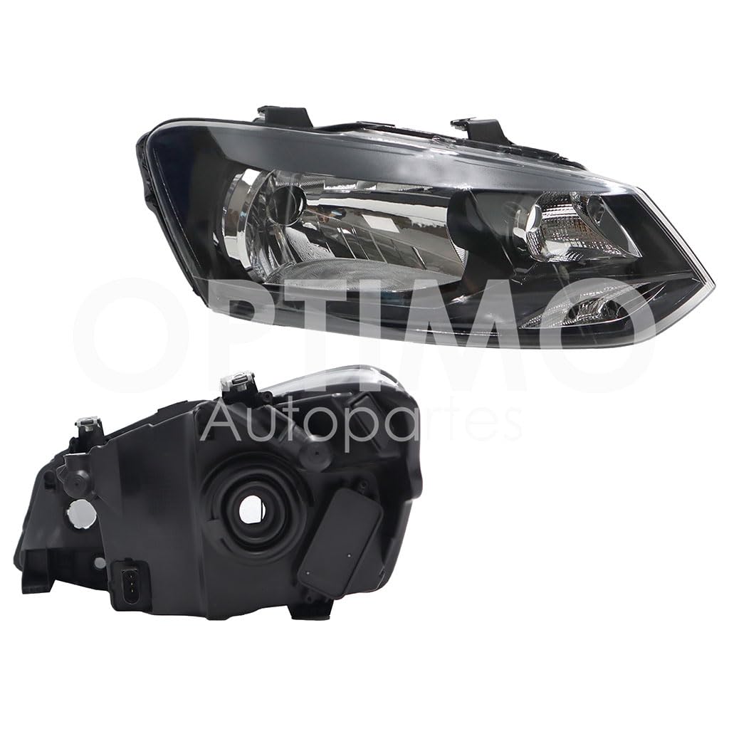 Faro Derecho Compatible con VENTO 2014 2015 F/NEGRO C/MOTOR (POLO 15-16)