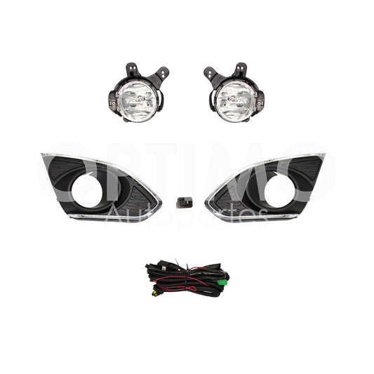 CHEVROLET SPARK CLASSIC 2013 2014 2015 2016 2017 KIT FARO AUX C/CABLES C/REJILLAS FILO CROMO C/FOCOS
