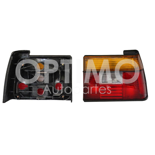 VOLKSWAGEN JETTA A2 1987 1988 1989 1990 1991 1992 CALAVERA DER S/ARNES (AMBAR/ROJO/BLANCO)