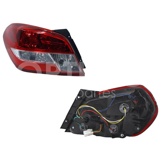 Calavera Izquierda Compatible con MIRAGE G4 SEDAN 2021 2022 2023 2024 C/ARNES 4PTAS (ROJO/BLANCO/ROJO)