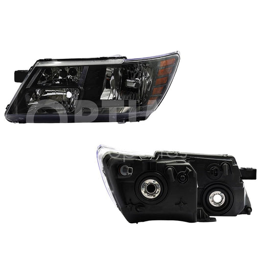 CHRYSLER / DODGE JOURNEY 2009 2010 2011 2012 2013 2014 2015 2016 2017 2018 2019 2020 FARO IZQ F/NEGRO C/MICA AMBAR (VERSION RT)