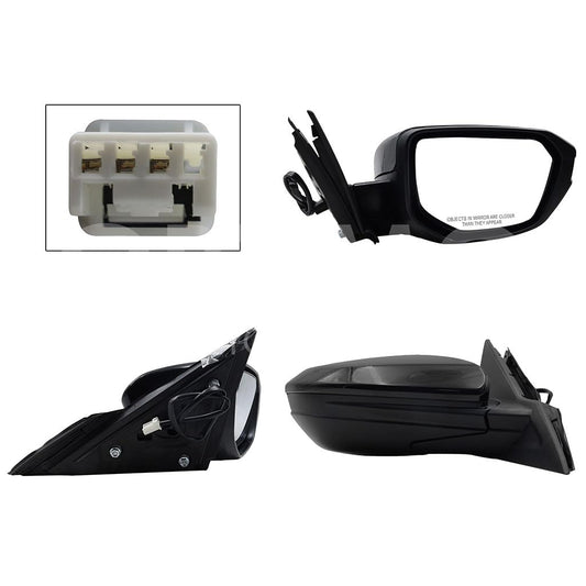 HONDA CIVIC COUPE/SEDAN 2016 2017 2018 2019 2020 2021 ESPEJO DER ELECT NEGRO P/PINTAR (3PINES) 2-4PTAS