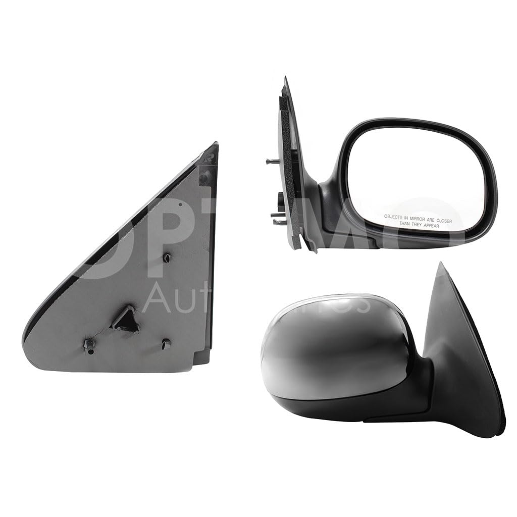 FORD F-150 1997 1998 1999 2000 2001 2002 2003 2004 2005 2006 2007 2008 ESPEJO DER MANUAL CROMO (LOBO 97-03/F-250 97-09)