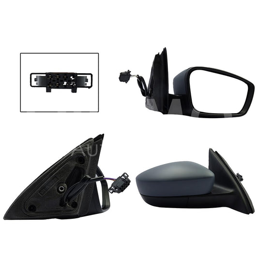 SEAT TOLEDO 2013 2014 2015 2016 2017 2018 2019 ESPEJO DER ELECT NEGRO P/PINTAR C/DESEMPAÑANTE (5PINES)