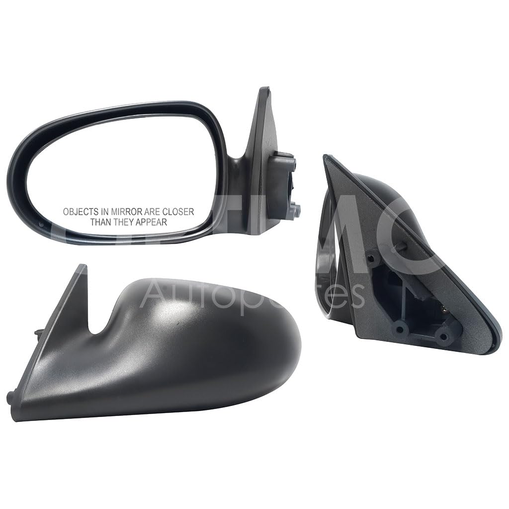 NISSAN SENTRA B-14 1996 1997 1998 1999 2000 ESPEJO IZQ MANUAL NEGRO POROSO