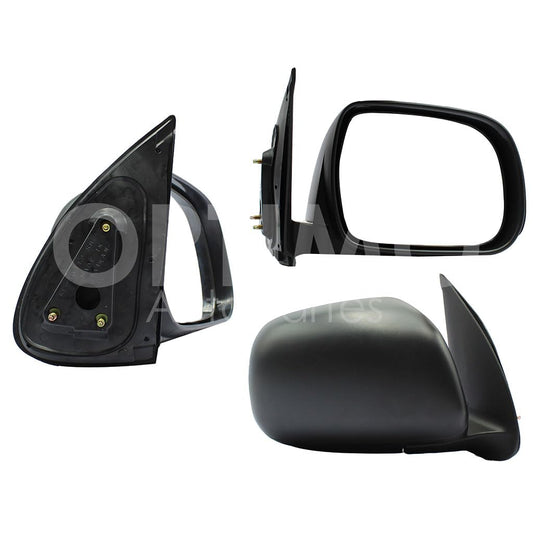 TOYOTA HILUX 2006 2007 2008 2009 2010 2011 ESPEJO DER MANUAL NEGRO POROSO S/CONTROL